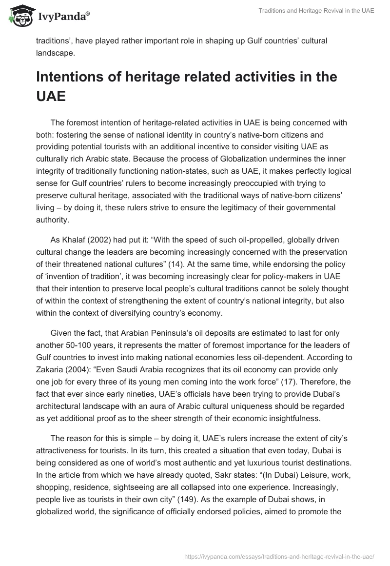 Traditions and Heritage Revival in the UAE. Page 2