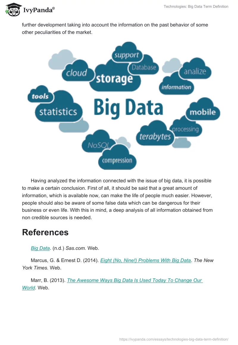 Technologies: "Big Data" Term Definition. Page 4