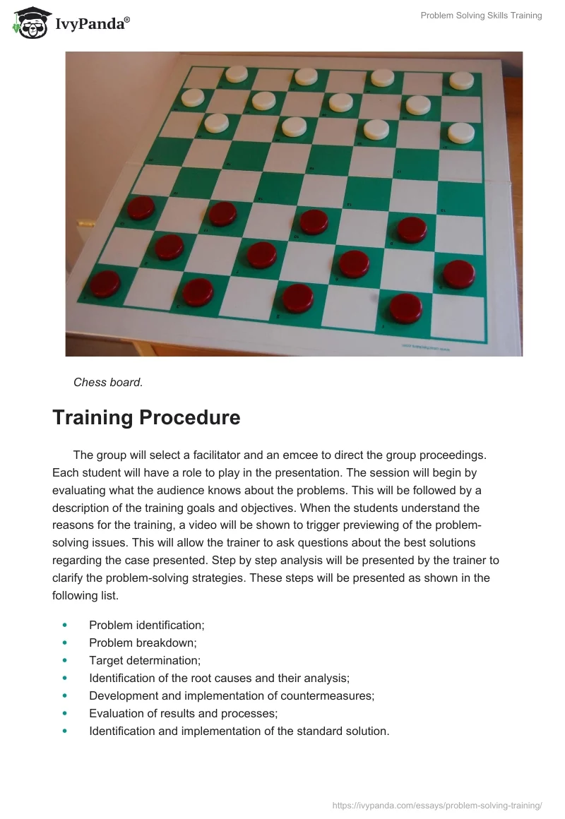 Problem Solving Skills Training. Page 4