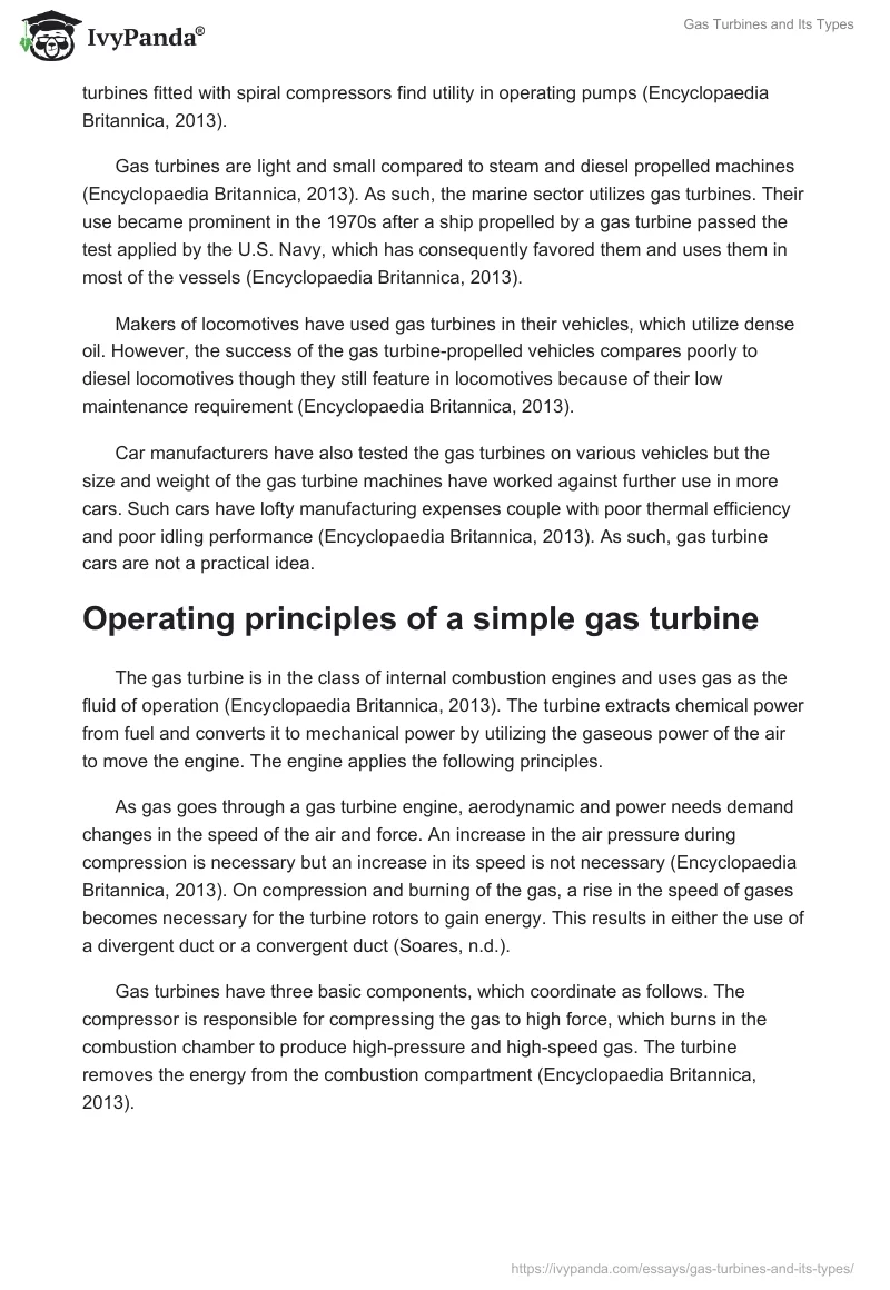 Gas Turbines and Its Types. Page 4