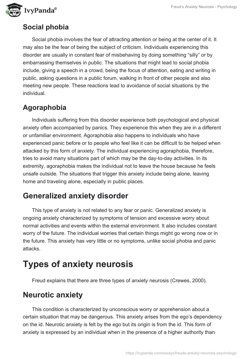 Freud’s Anxiety Neurosis - Psychology. Page 5