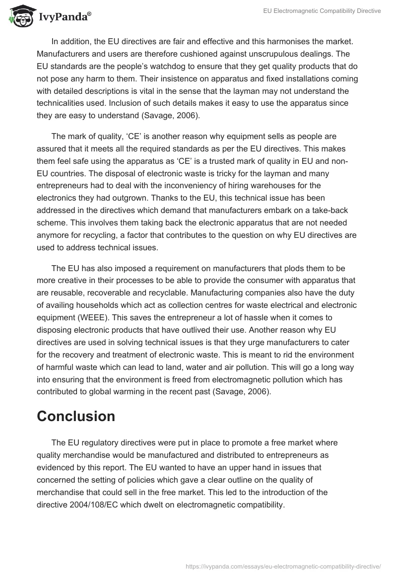 EU Electromagnetic Compatibility Directive. Page 5