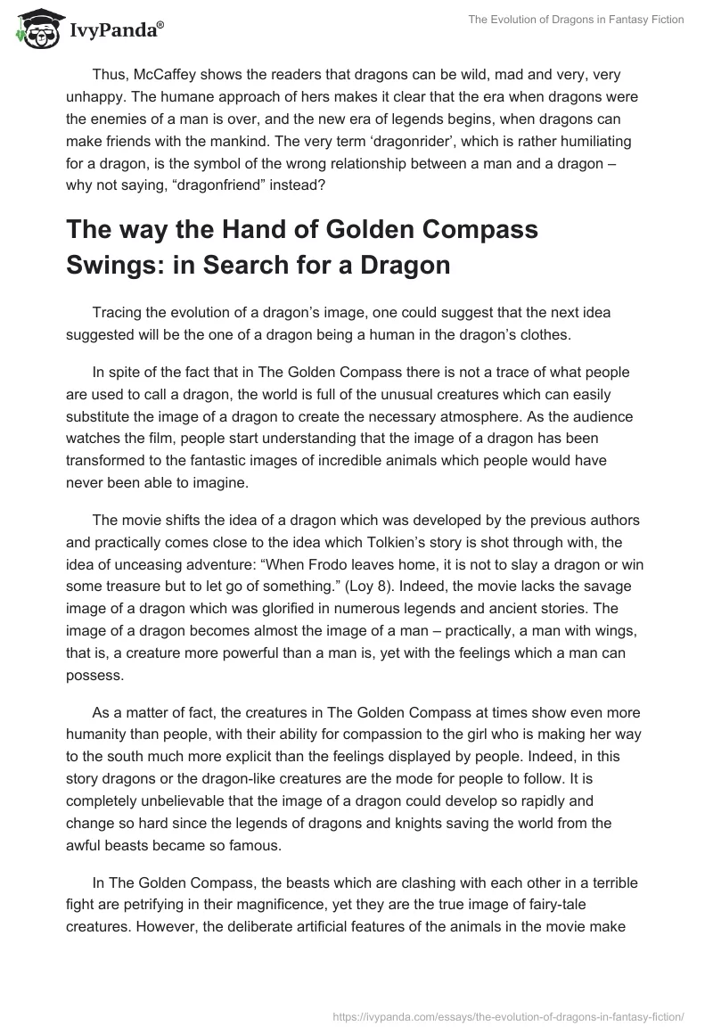 The Evolution of Dragons in Fantasy Fiction. Page 5
