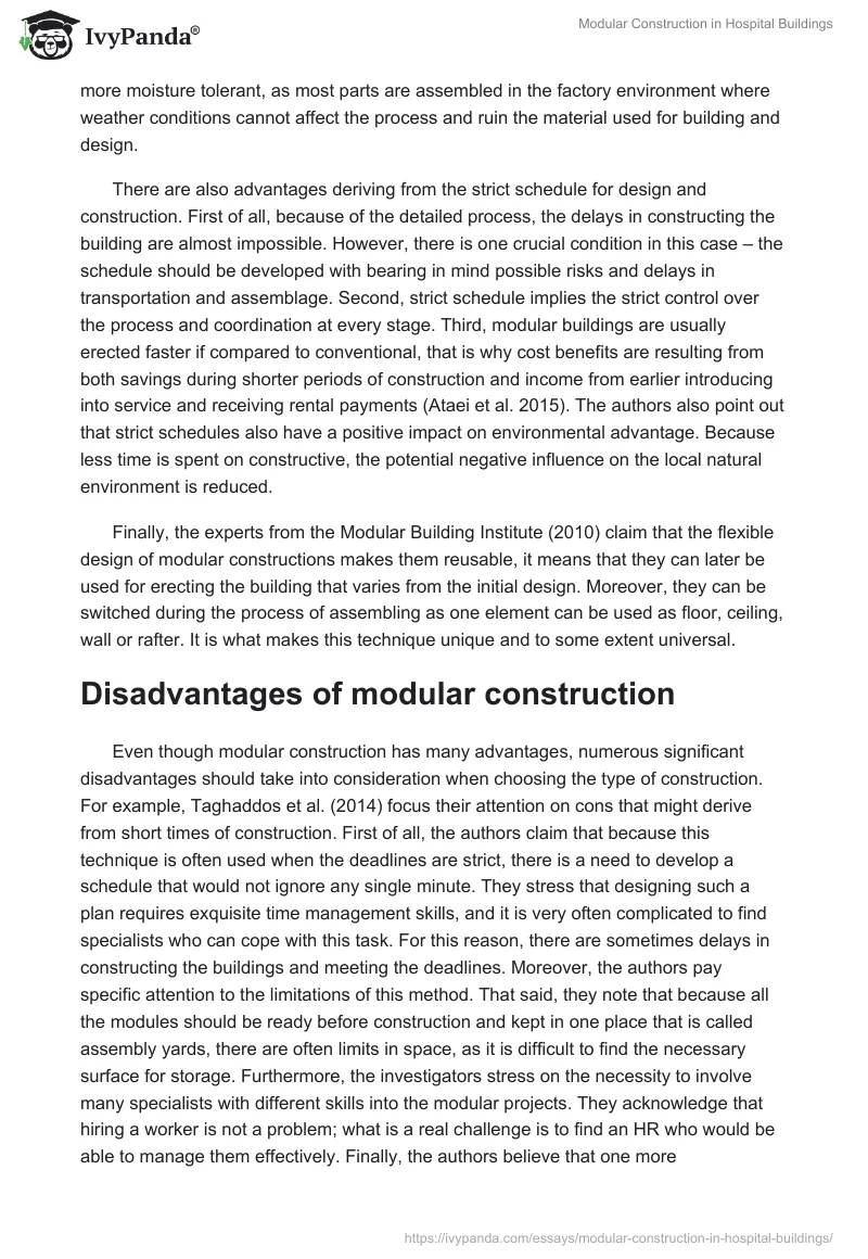 Modular Construction in Hospital Buildings. Page 3