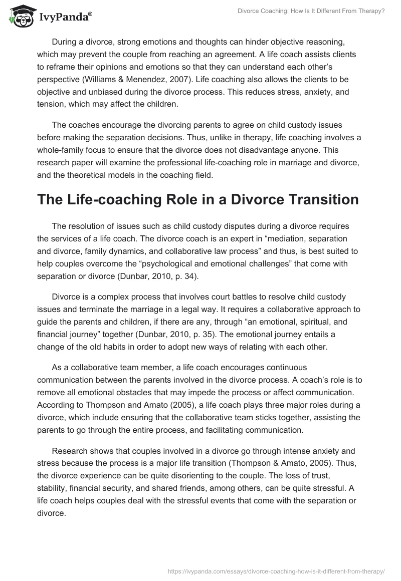 Divorce Coaching: How Is It Different From Therapy?. Page 2