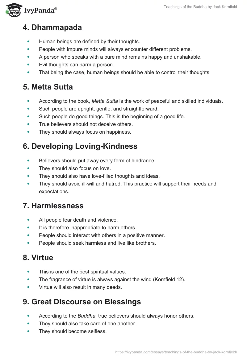 Teachings of the Buddha by Jack Kornfield. Page 2