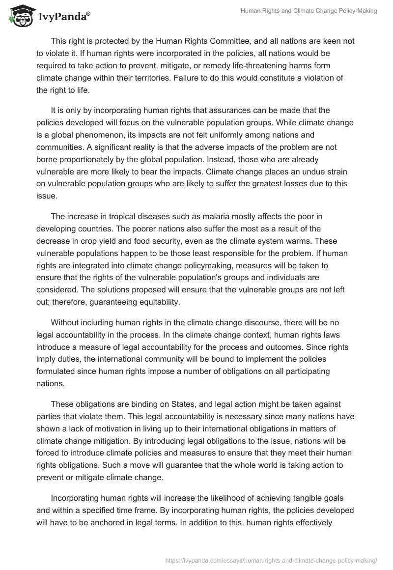 Human Rights and Climate Change Policy-Making. Page 3