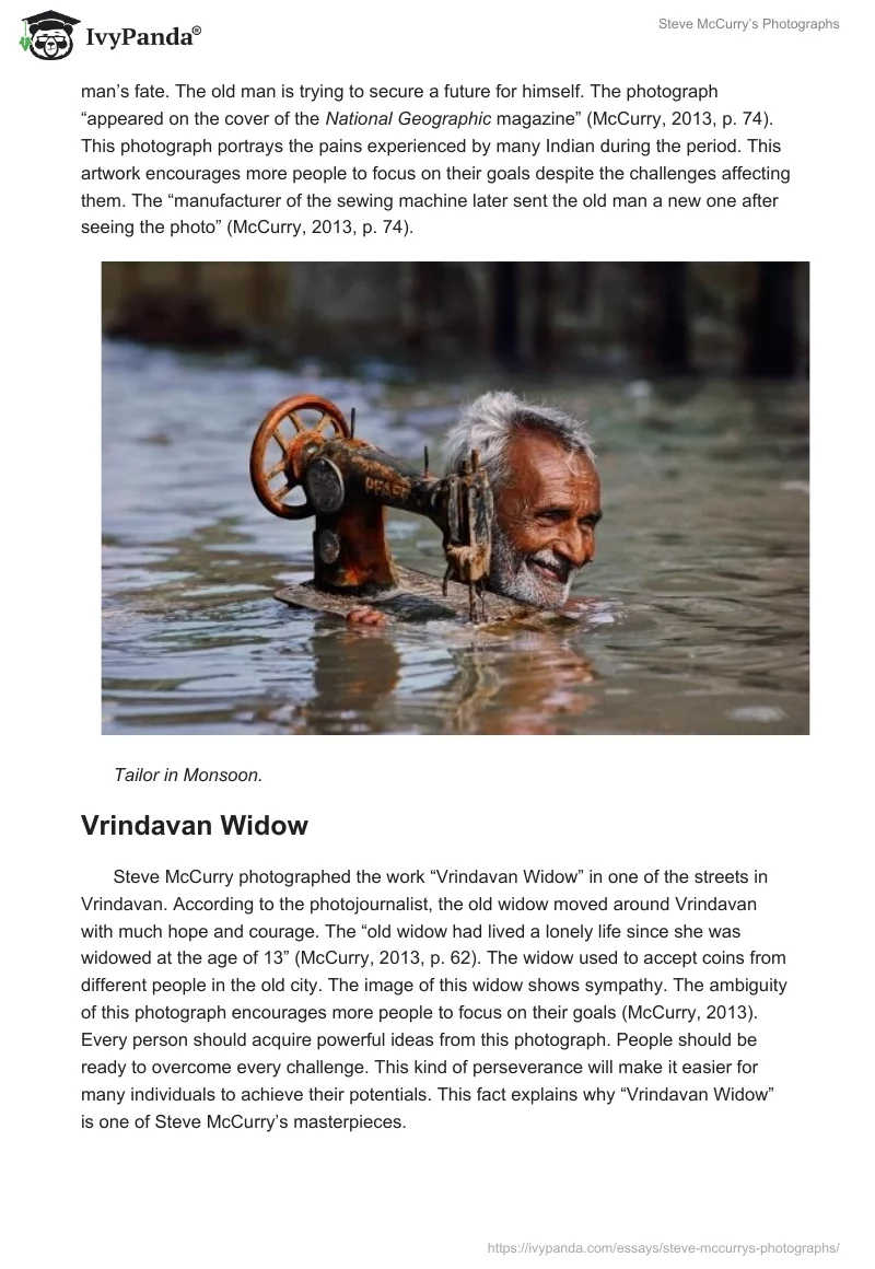 Steve McCurry’s Photographs. Page 3