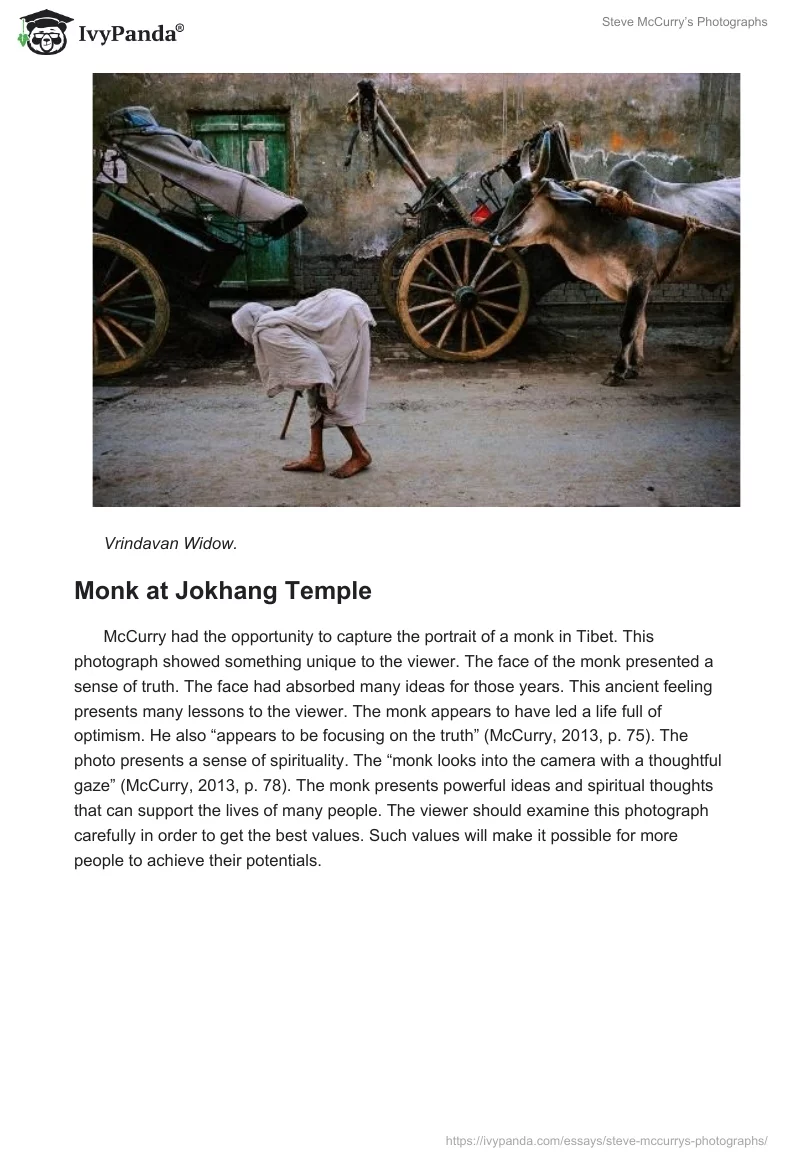 Steve McCurry’s Photographs. Page 4