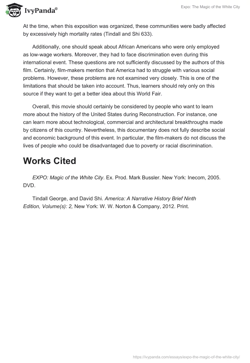 "Expo: The Magic of the White City". Page 2