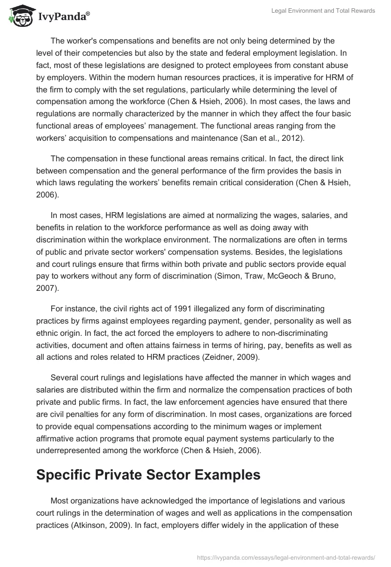 Legal Environment and Total Rewards. Page 2