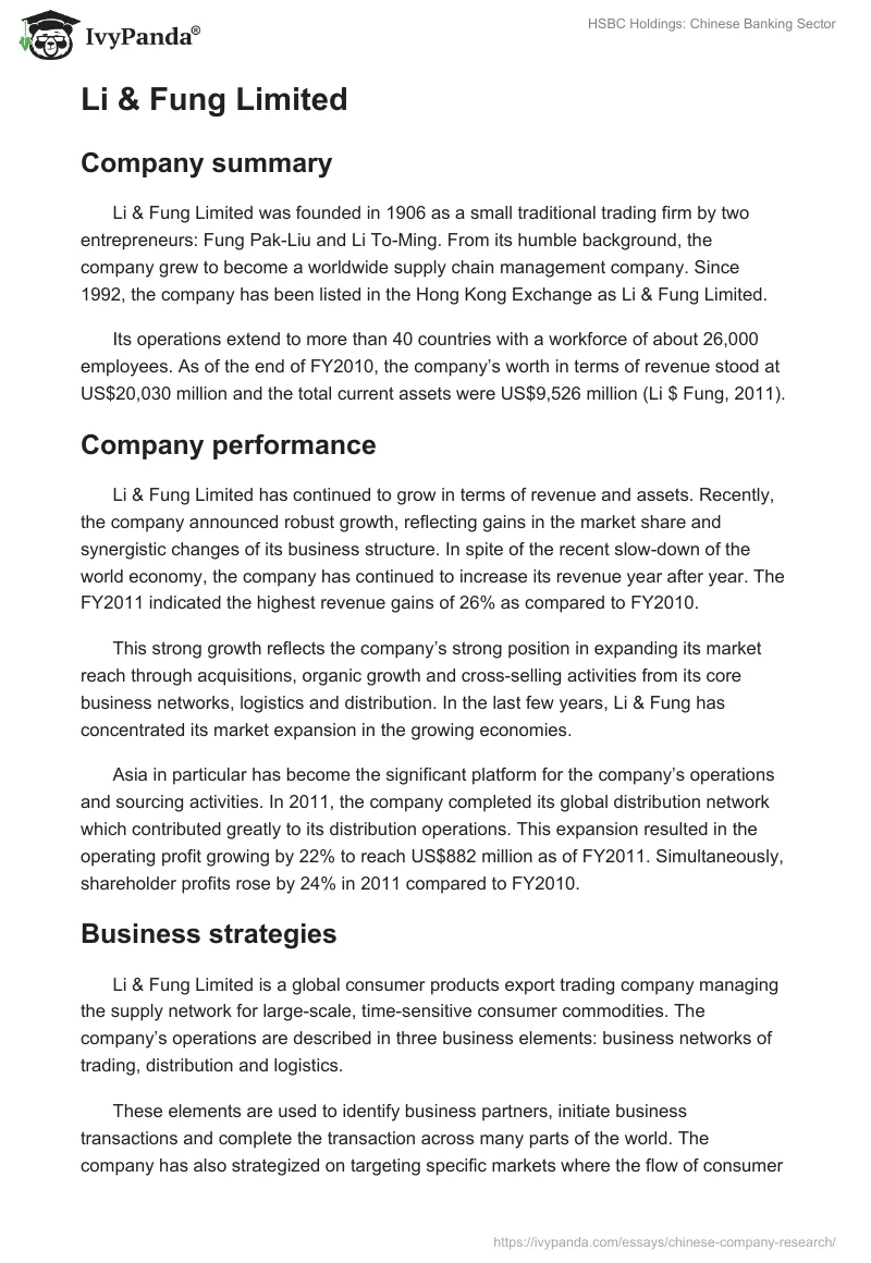 HSBC Holdings: Chinese Banking Sector. Page 3