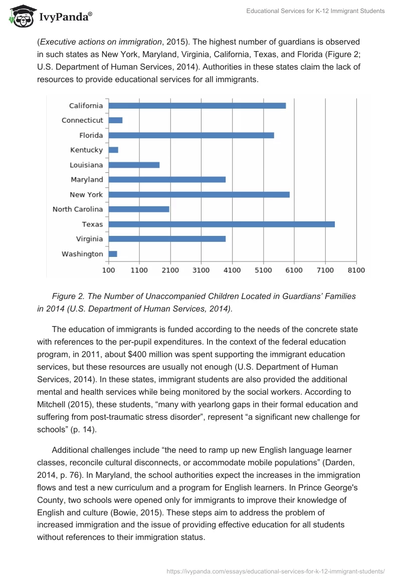 Educational Services for K-12 Immigrant Students. Page 5