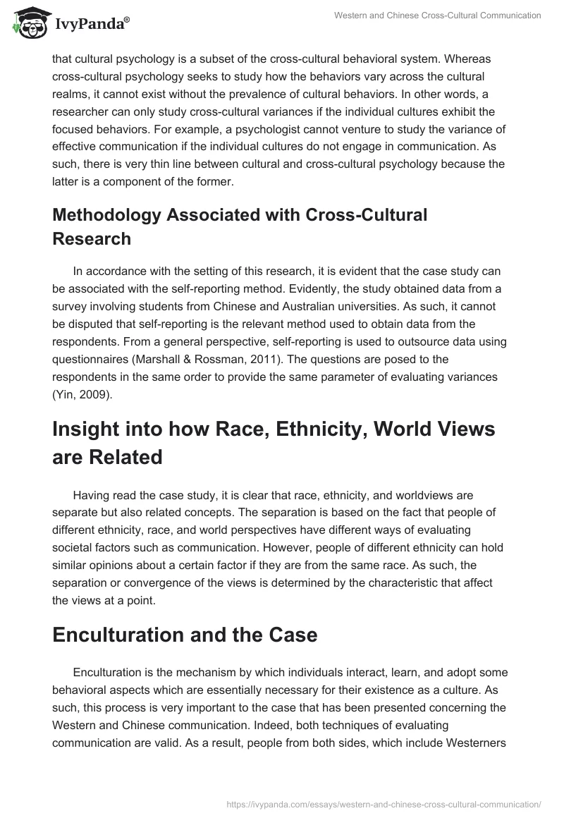 Western and Chinese Cross-Cultural Communication. Page 3