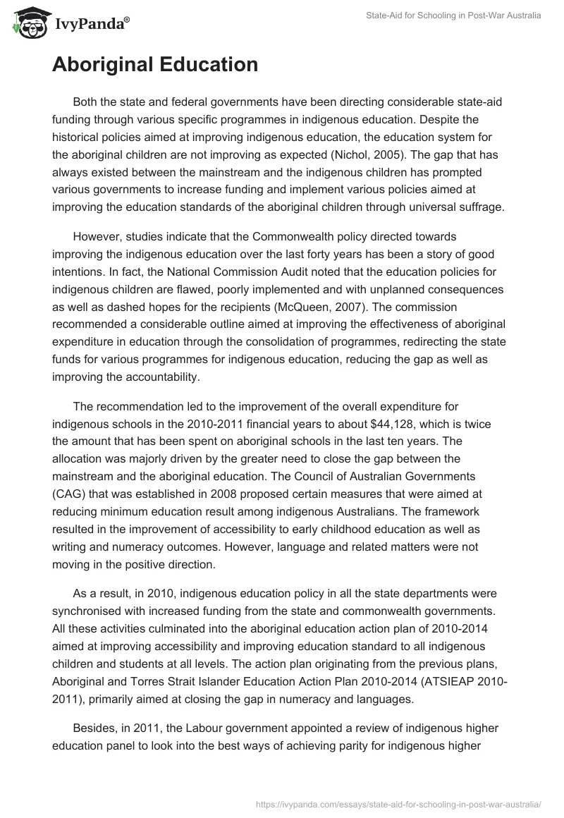 State-Aid for Schooling in Post-War Australia. Page 3