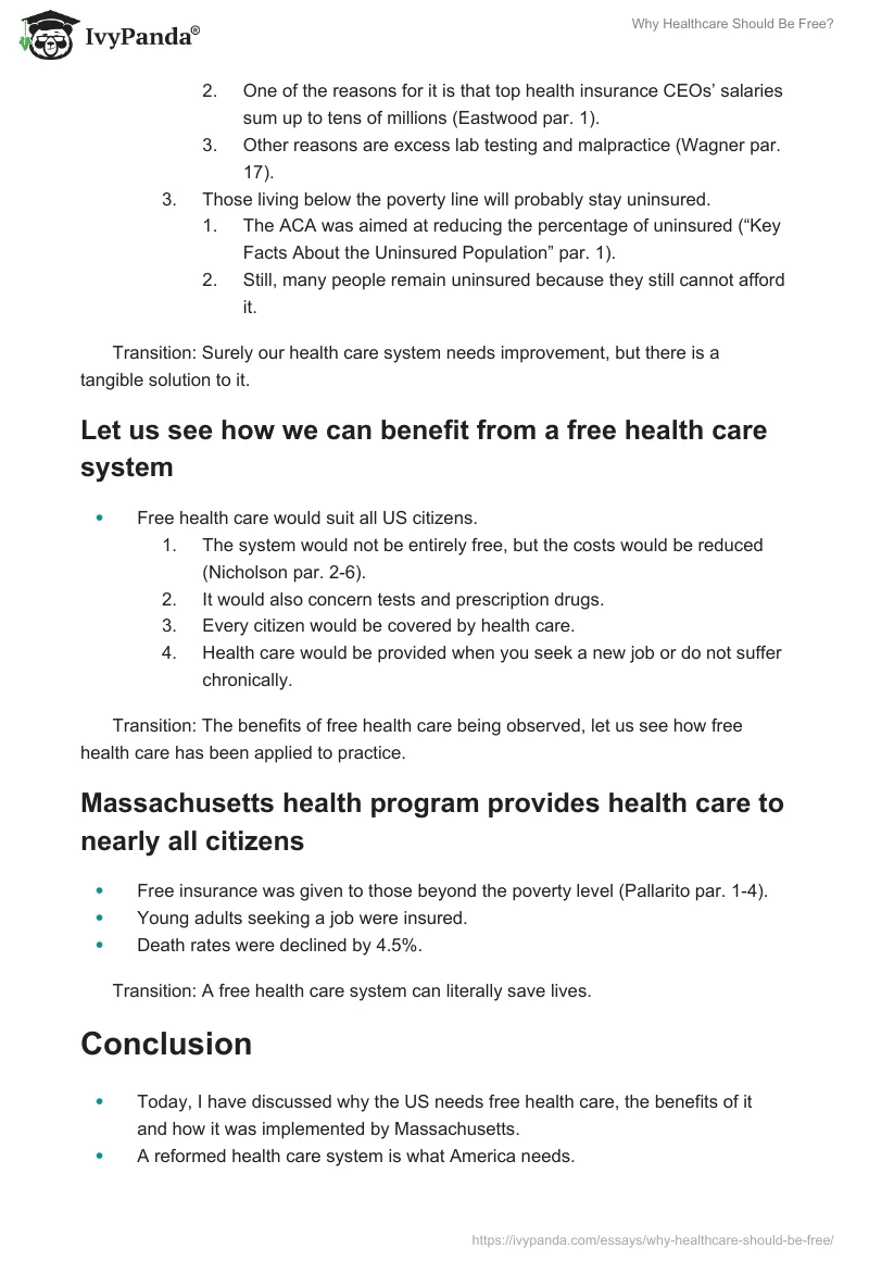 Why Healthcare Should Be Free?. Page 2