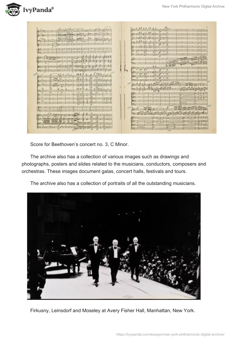 New York Philharmonic Digital Archive. Page 4