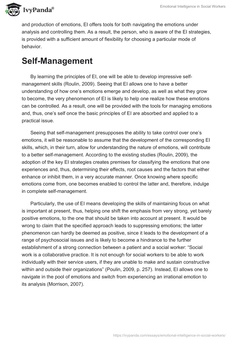 Emotional Intelligence in Social Workers. Page 4