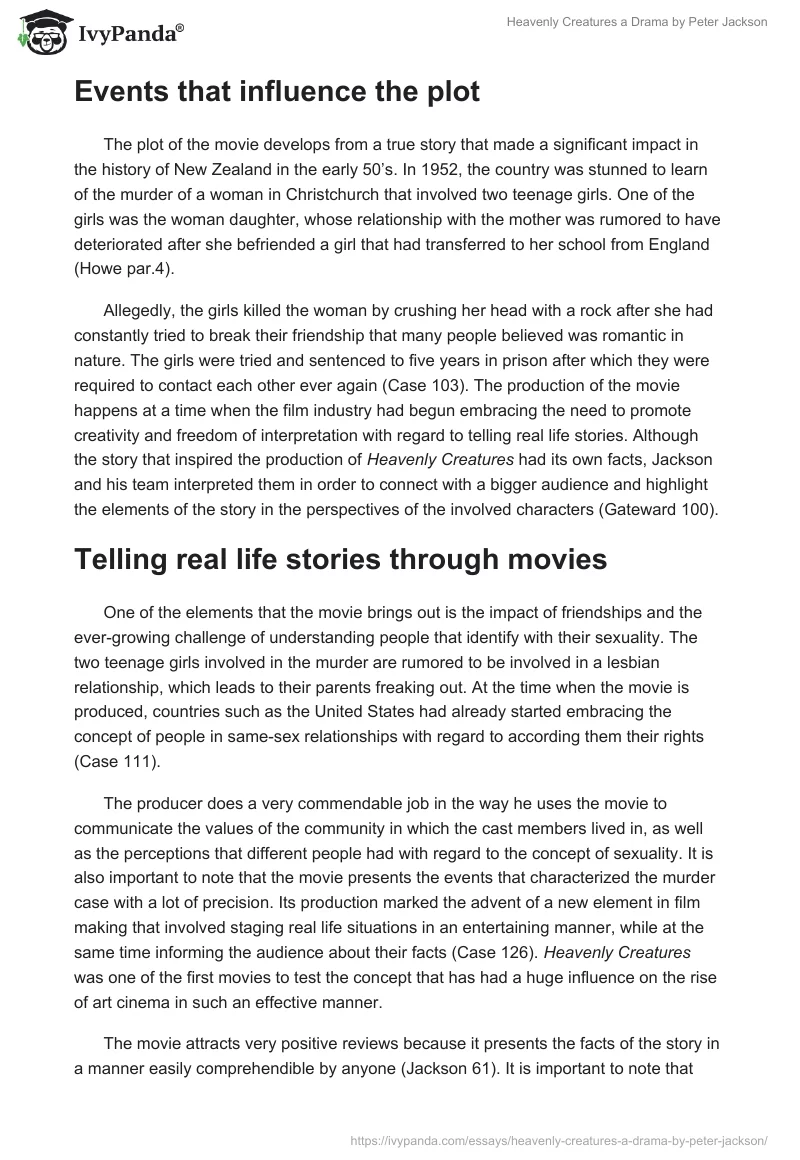 "Heavenly Creatures" a Drama by Peter Jackson. Page 3