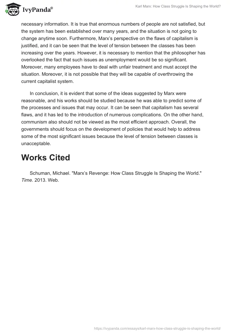 Karl Marx: How Class Struggle Is Shaping the World?. Page 2