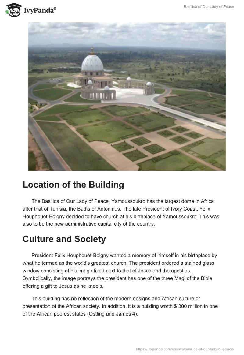 Basilica of Our Lady of Peace. Page 2