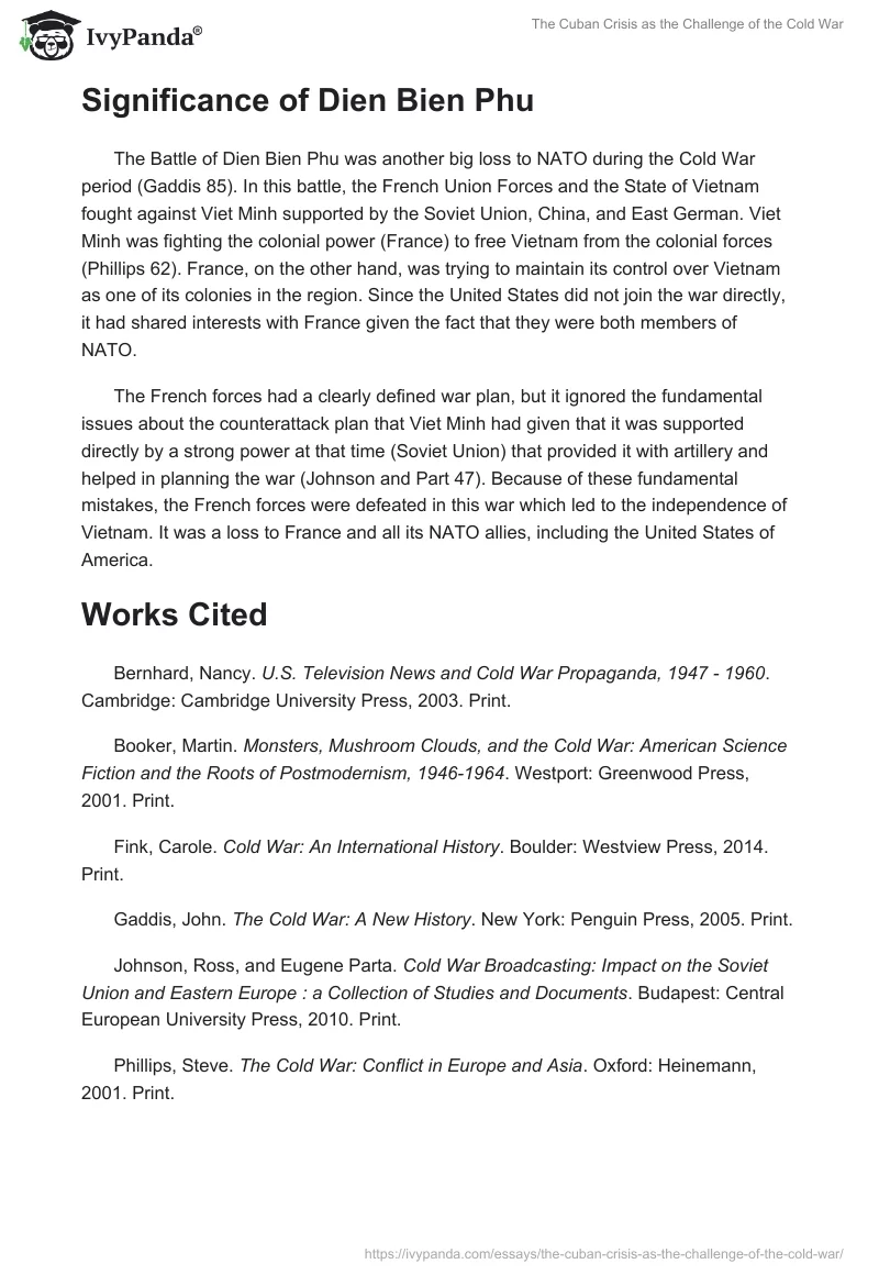 The Cuban Crisis as the Challenge of the Cold War. Page 2