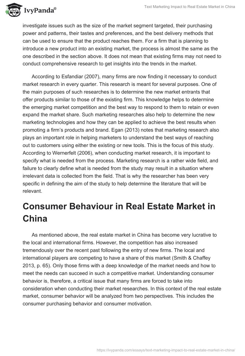Text Marketing Impact to Real Estate Market in China. Page 4