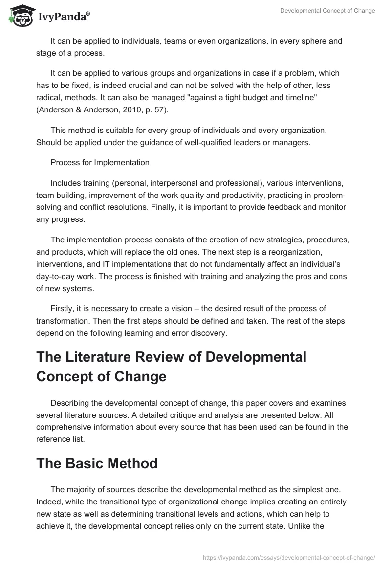 Developmental Concept of Change. Page 3