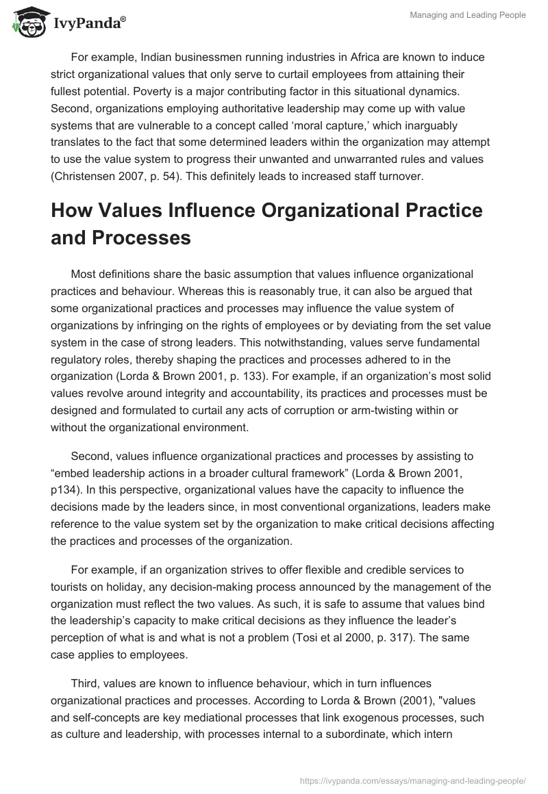 Managing and Leading People. Page 4