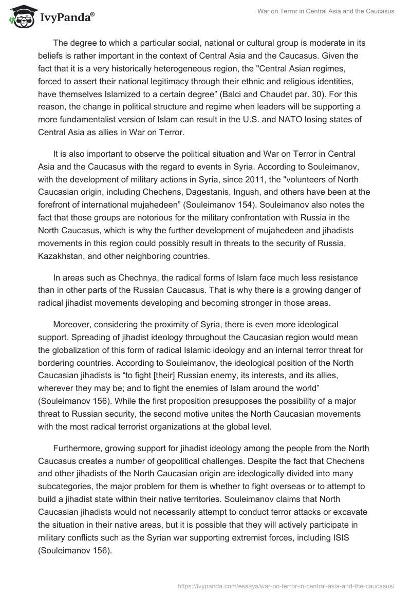War on Terror in Central Asia and the Caucasus. Page 3