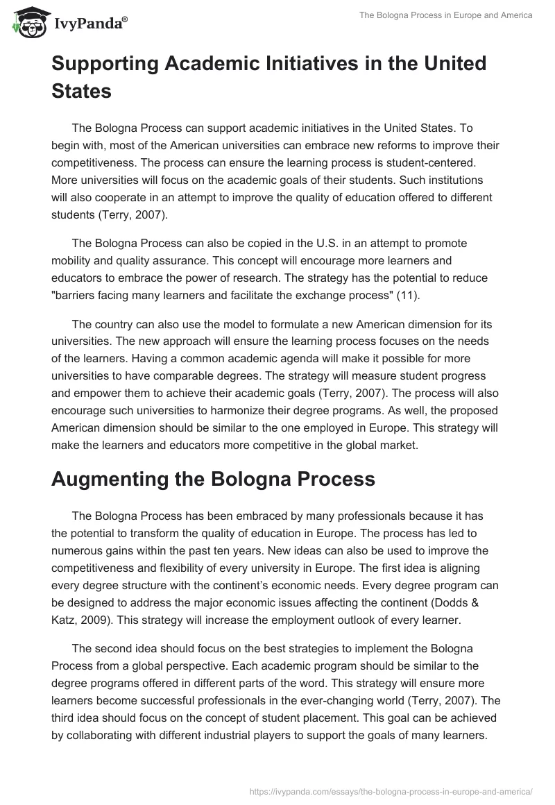 The Bologna Process in Europe and America. Page 3