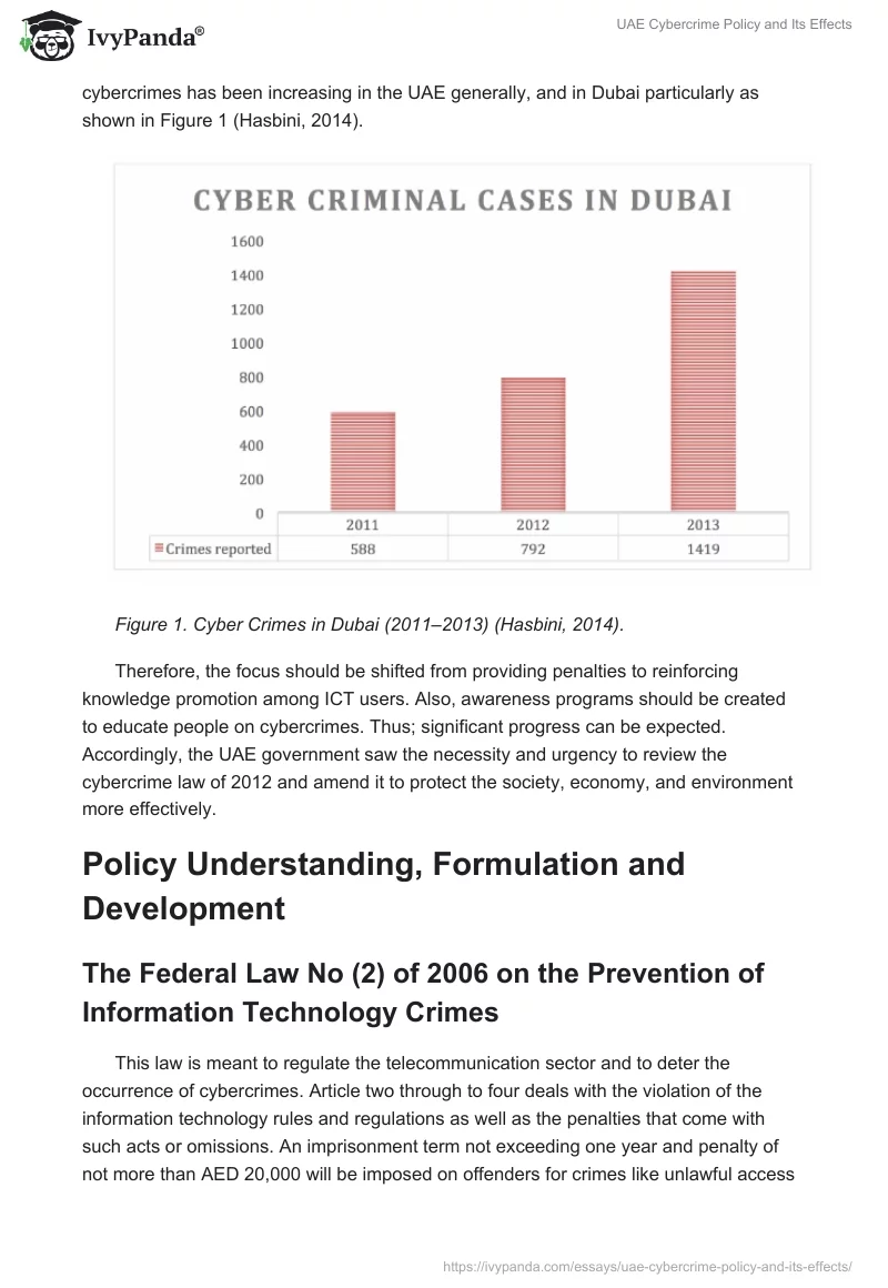 UAE Cybercrime Policy and Its Effects. Page 2