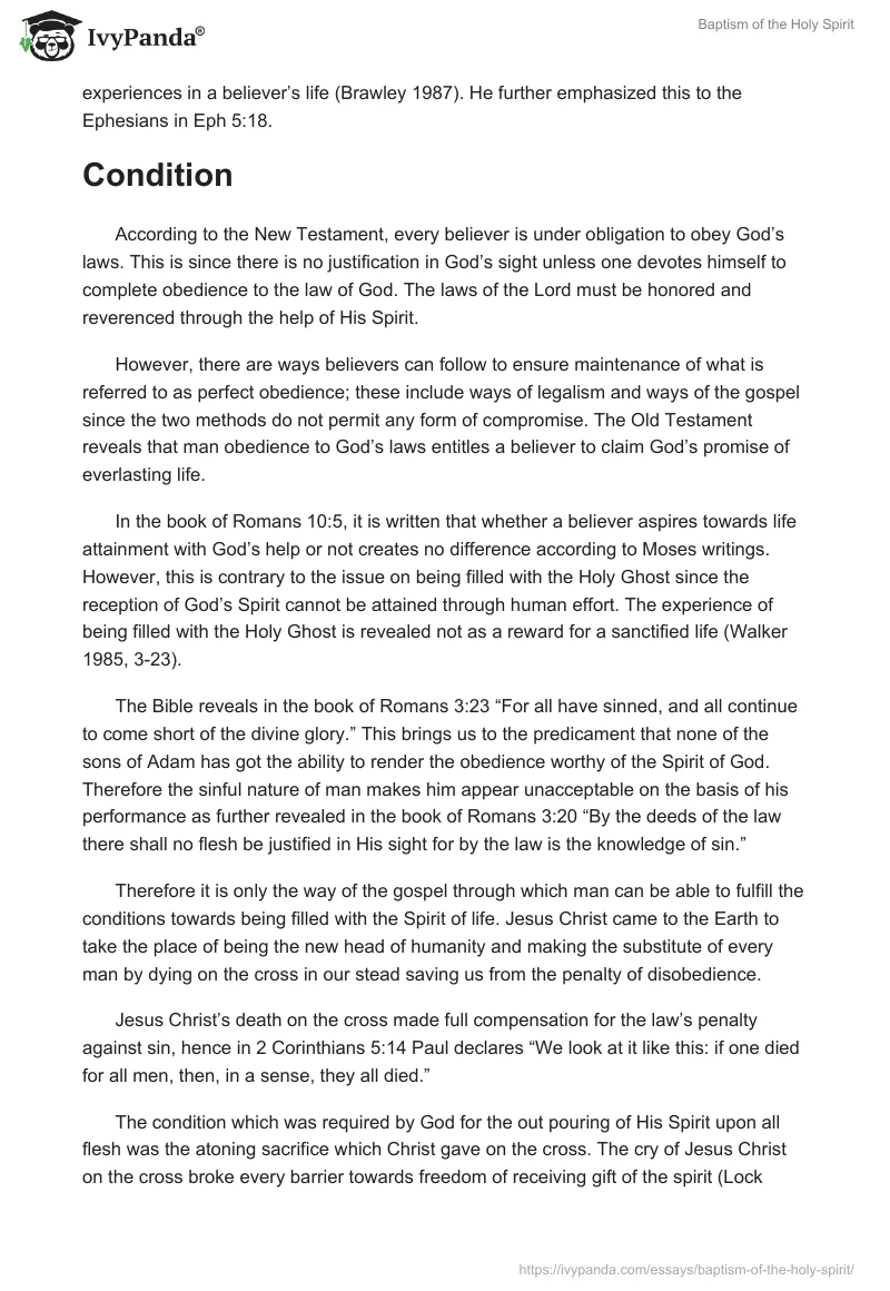 Baptism of the Holy Spirit. Page 2