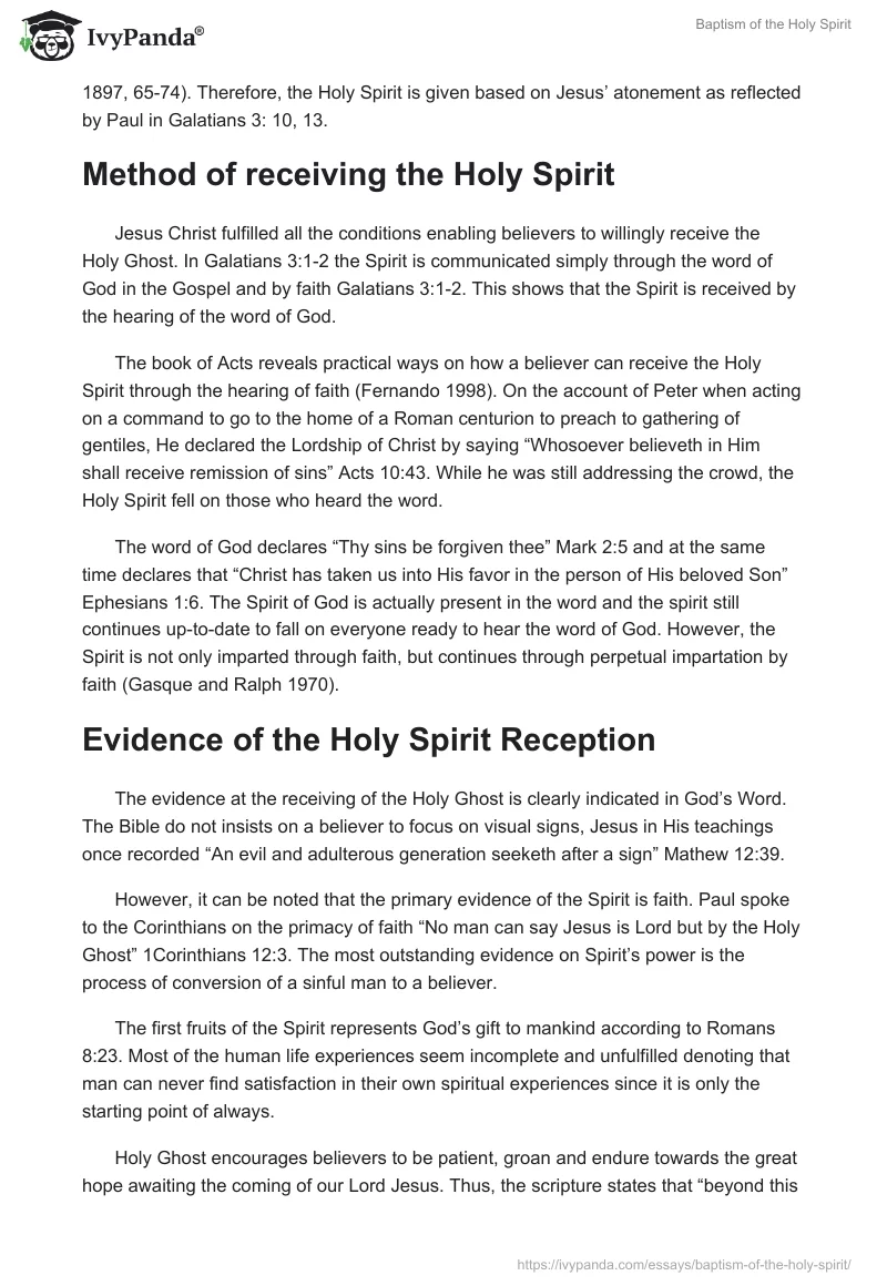 Baptism of the Holy Spirit. Page 3