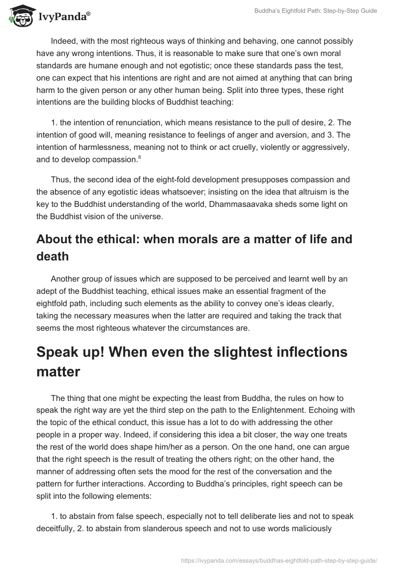 Buddha’s Eightfold Path: Step-by-Step Guide. Page 3