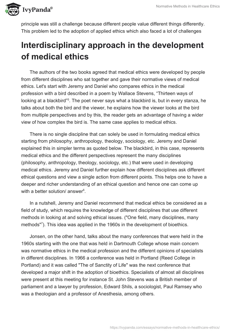 Normative Methods in Healthcare Ethics. Page 3