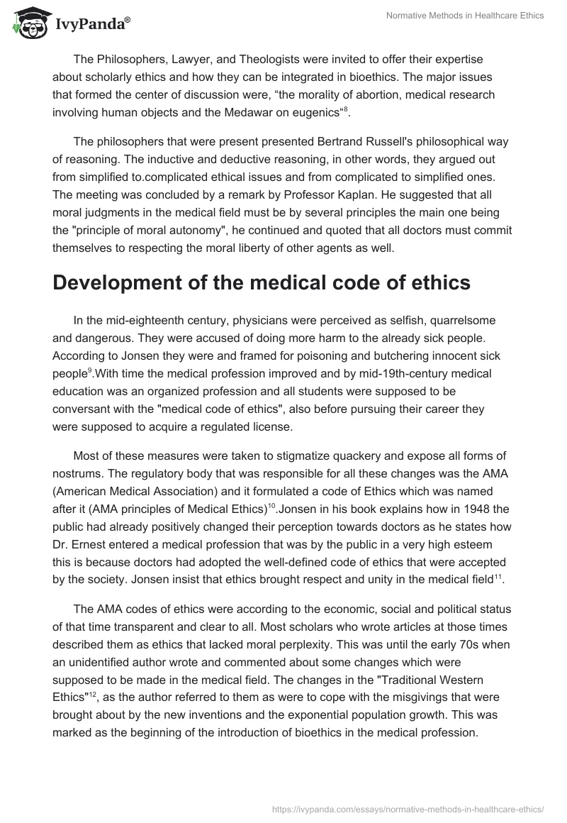 Normative Methods in Healthcare Ethics. Page 4
