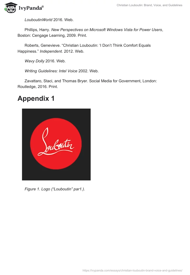 Christian Louboutin: Brand, Voice, and Guidelines. Page 4