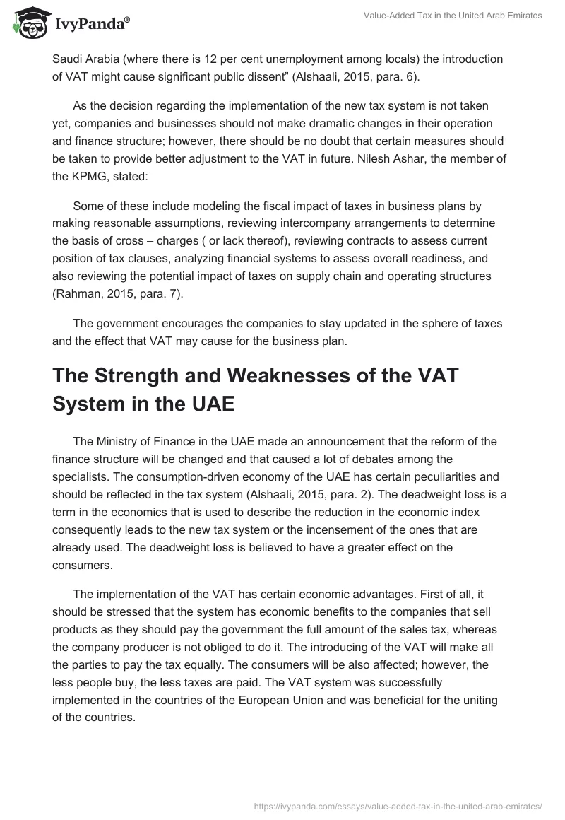 Value-Added Tax in the United Arab Emirates. Page 3