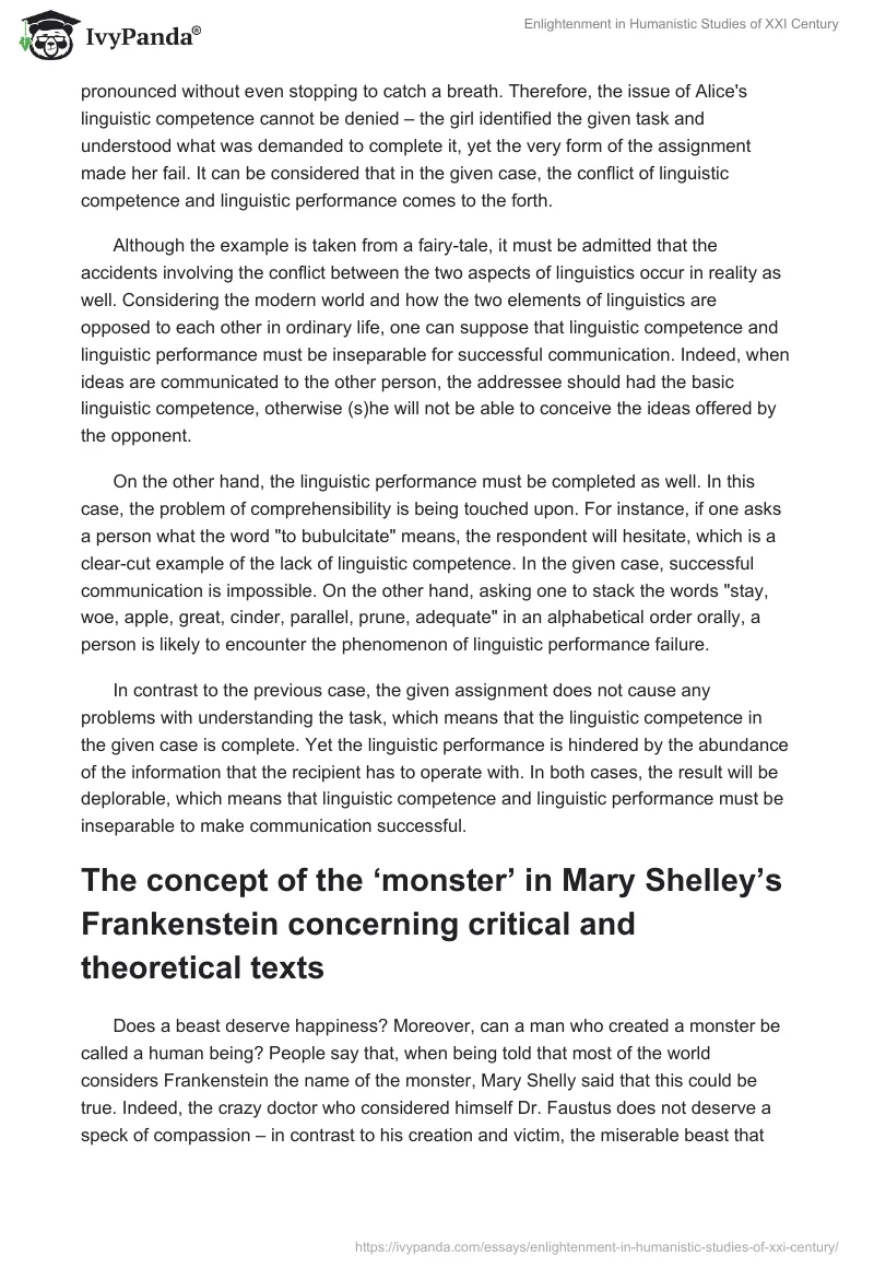 Enlightenment in Humanistic Studies of XXI Century. Page 4