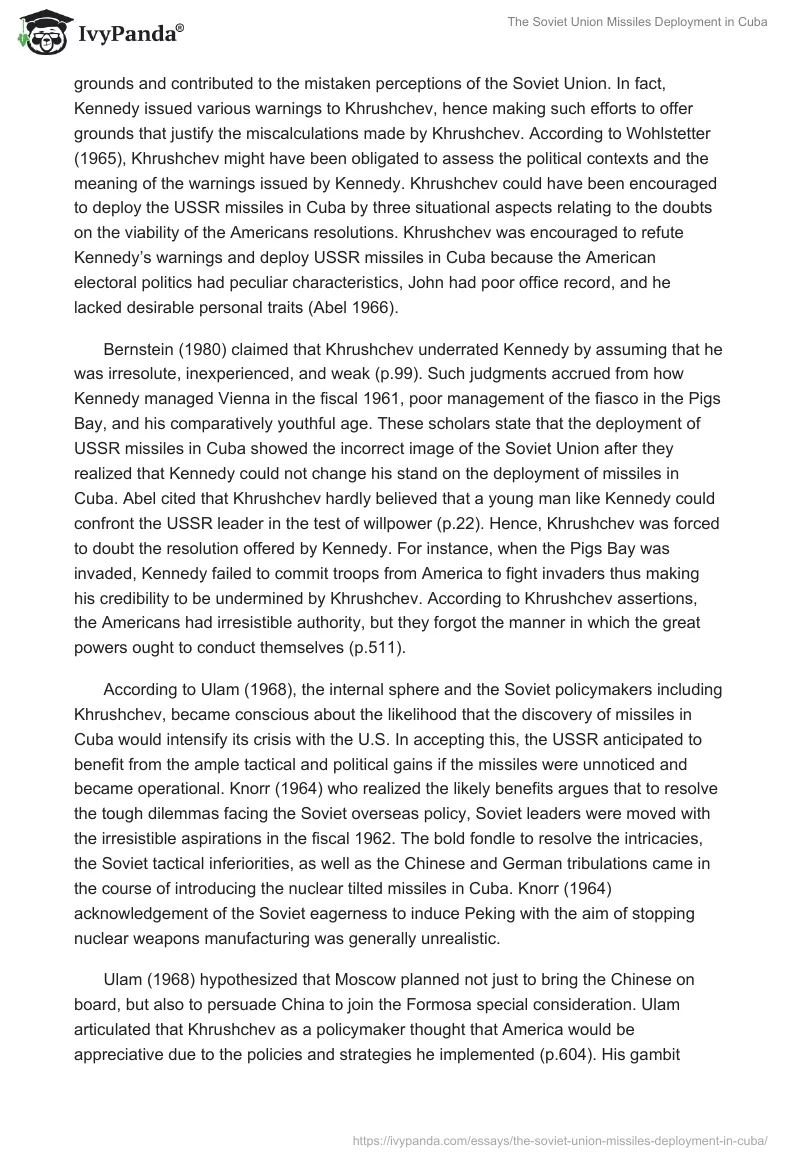 The Soviet Union Missiles Deployment in Cuba. Page 2