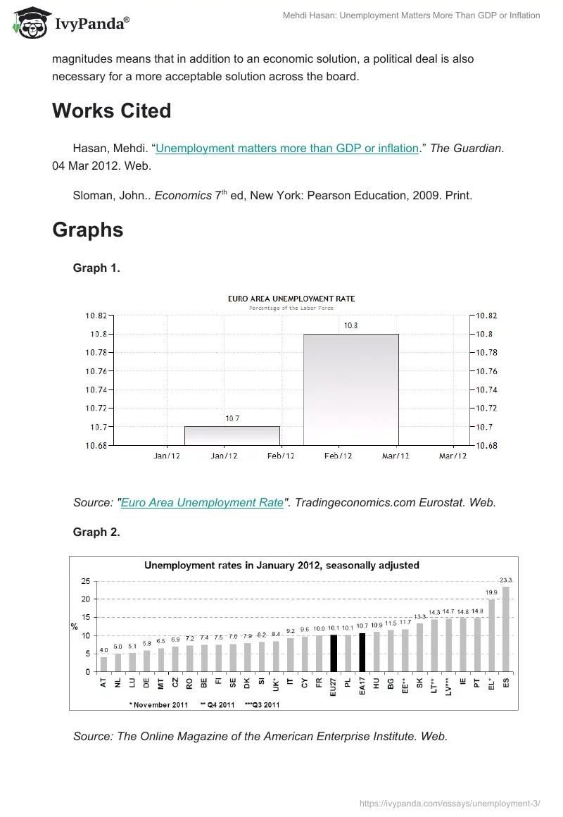 Mehdi Hasan: Unemployment Matters More Than GDP or Inflation. Page 3