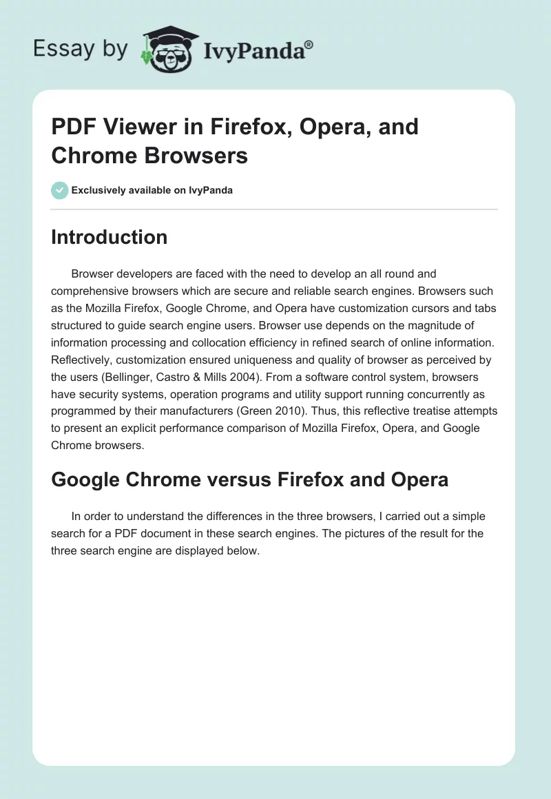 PDF Viewer in Firefox, Opera, and Chrome Browsers. Page 1