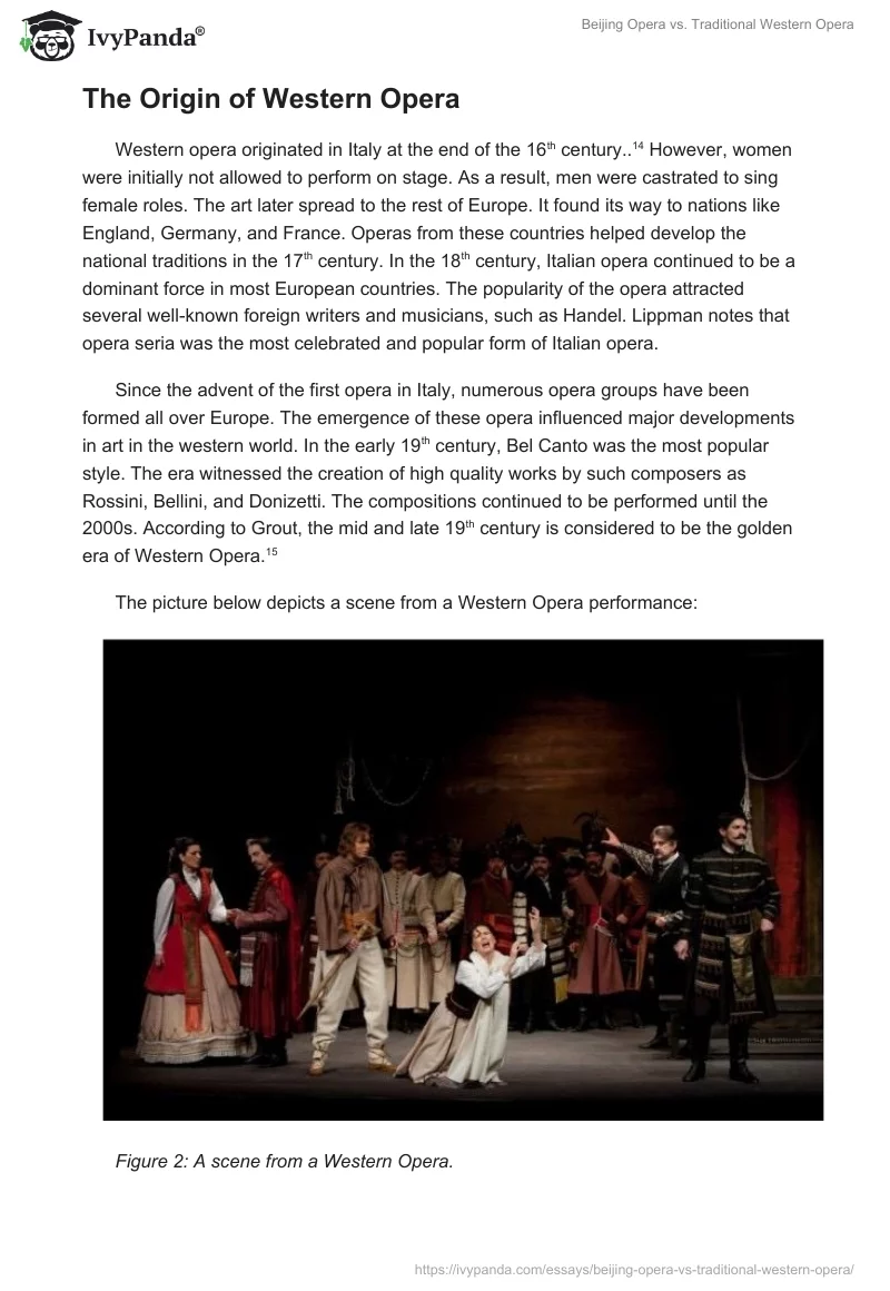 Beijing Opera vs. Traditional Western Opera. Page 5