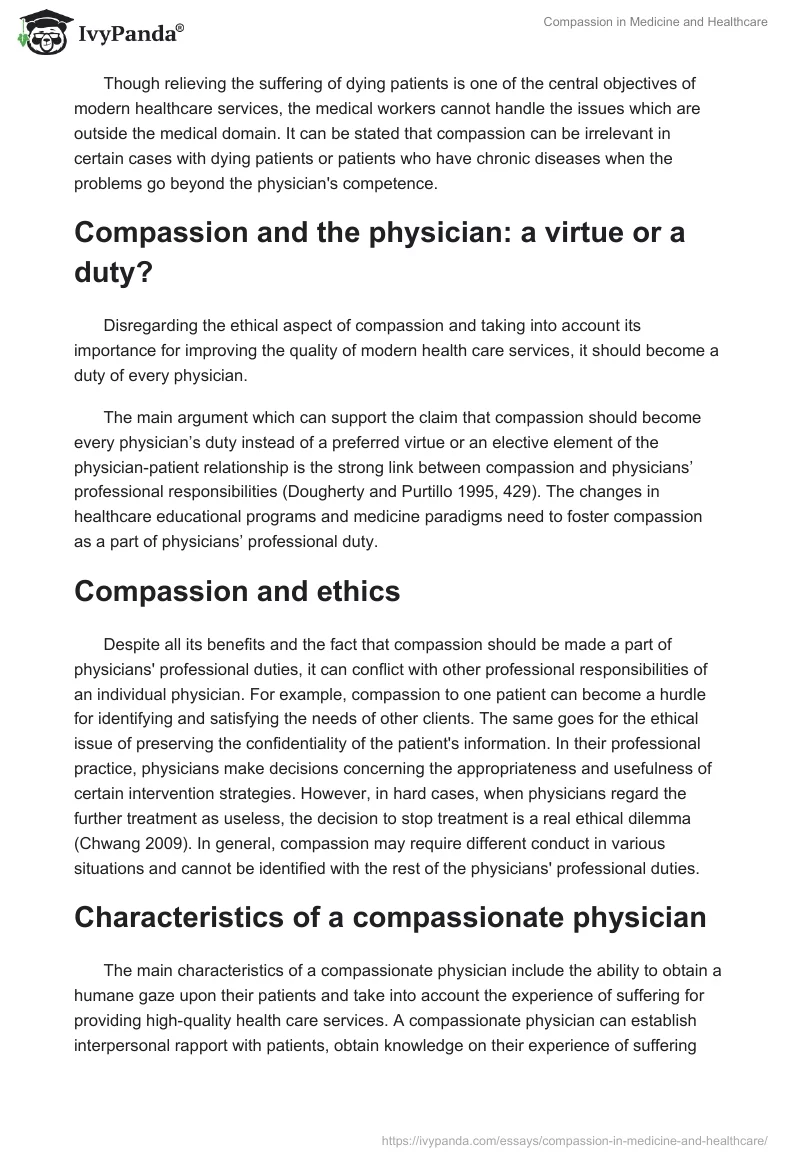 Compassion in Medicine and Healthcare. Page 4