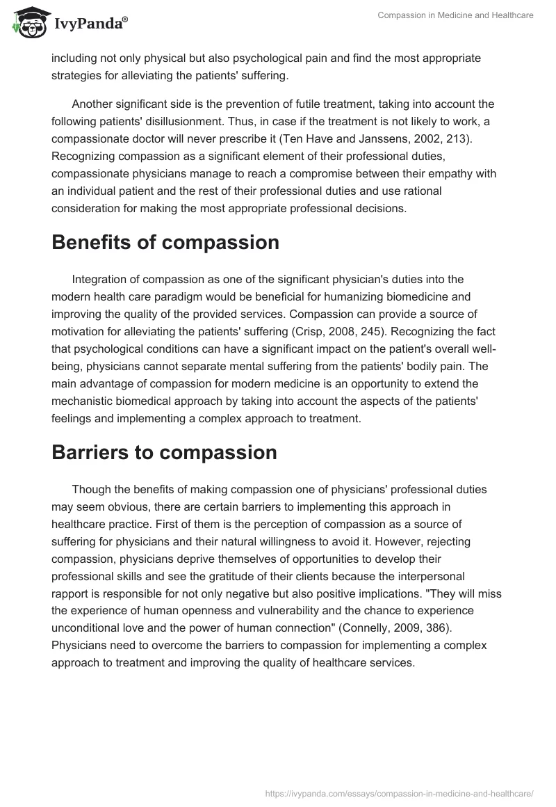 Compassion in Medicine and Healthcare. Page 5