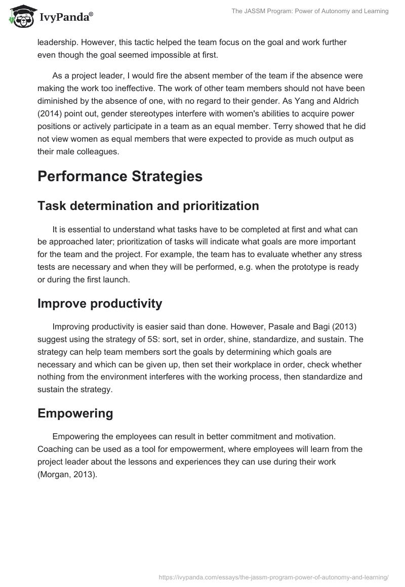 The JASSM Program: Power of Autonomy and Learning. Page 3