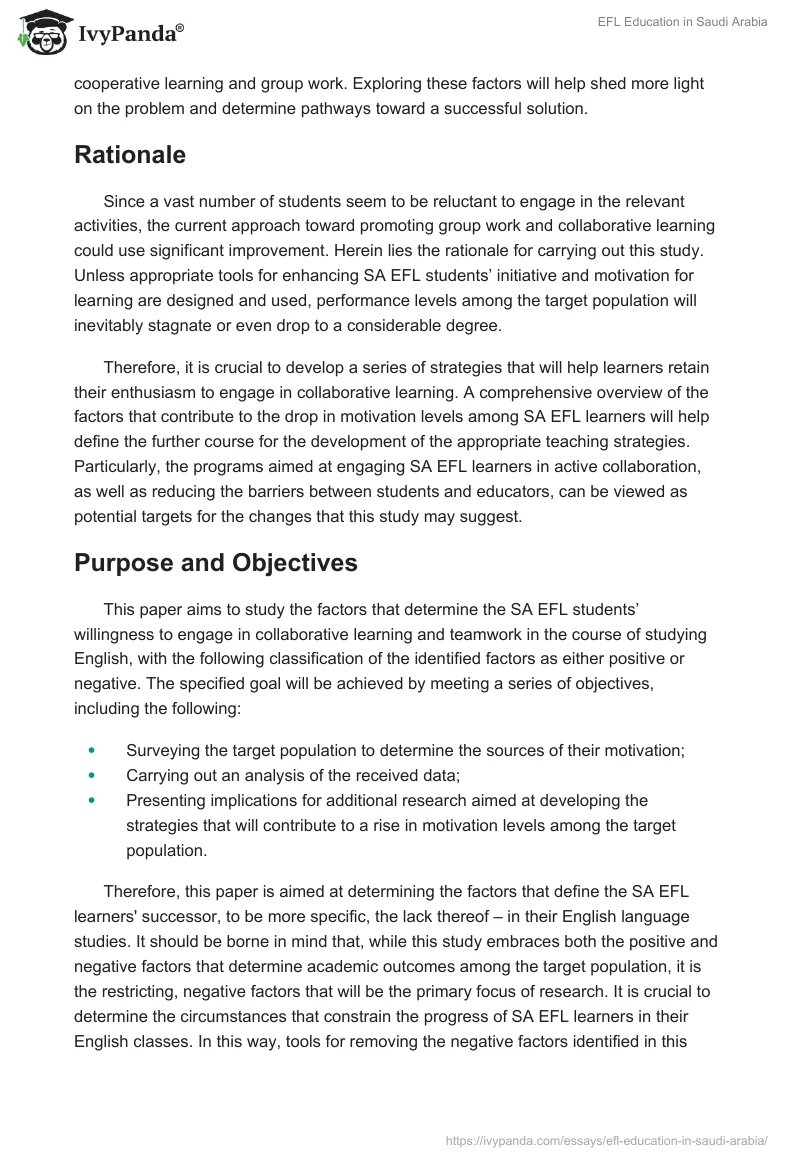 EFL Education in Saudi Arabia. Page 4