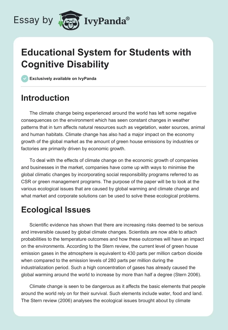 learning disability dissertation ideas