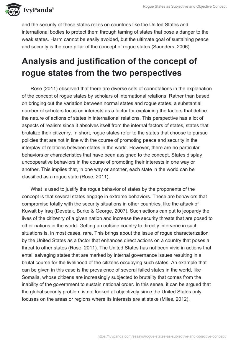 Rogue States as Subjective and Objective Concept. Page 4